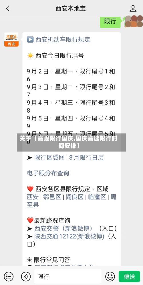 关于【高峰限行国庆,国庆高速限行时间安排】-第3张图片
