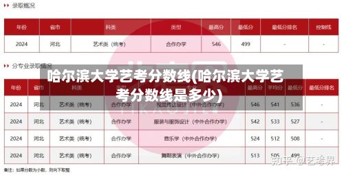 哈尔滨大学艺考分数线(哈尔滨大学艺考分数线是多少)