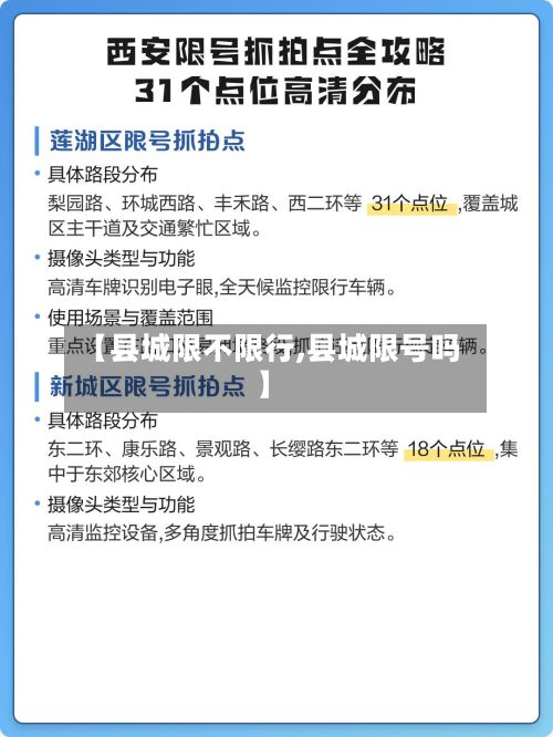 【县城限不限行,县城限号吗】-第2张图片