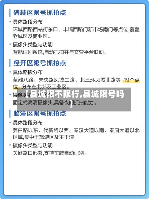 【县城限不限行,县城限号吗】