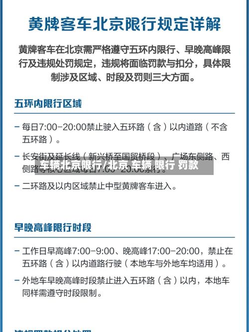 车辆北京限行/北京 车辆 限行 罚款