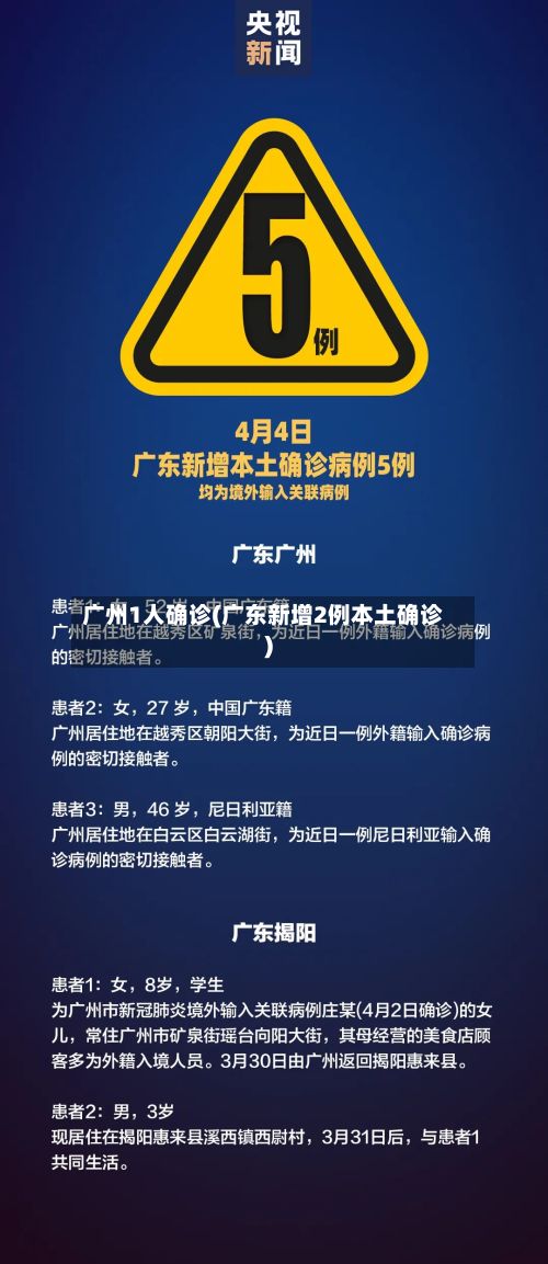 广州1人确诊(广东新增2例本土确诊)-第2张图片