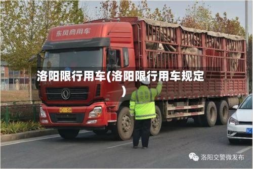 洛阳限行用车(洛阳限行用车规定)