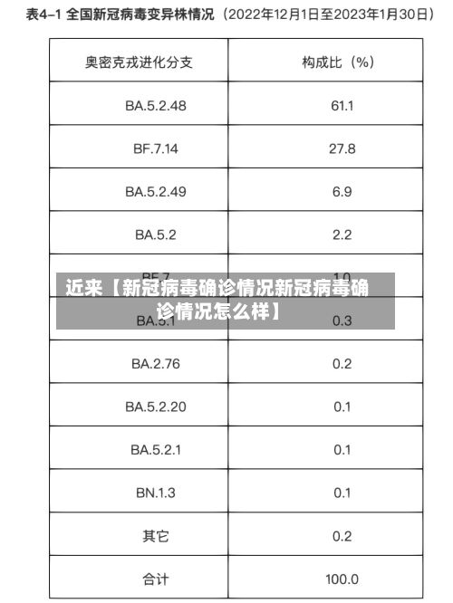 近来【新冠病毒确诊情况新冠病毒确诊情况怎么样】-第2张图片