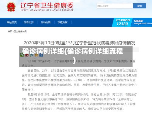 确诊病例详细(确诊病例详细流程)-第2张图片