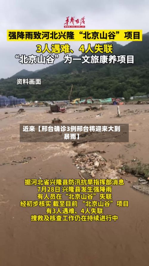近来【邢台确诊3例邢台将迎来大到暴雨】-第2张图片