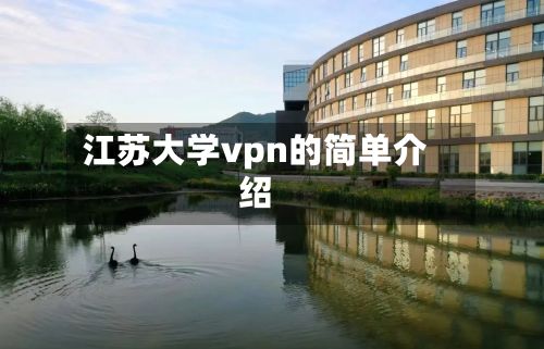 江苏大学vpn的简单介绍