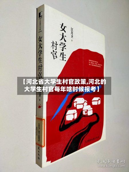 【河北省大学生村官政策,河北的大学生村官每年啥时候报考】