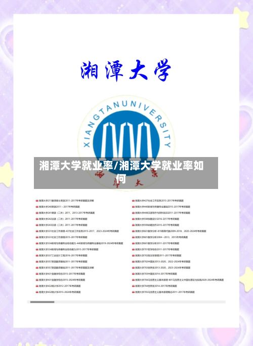 湘潭大学就业率/湘潭大学就业率如何-第3张图片