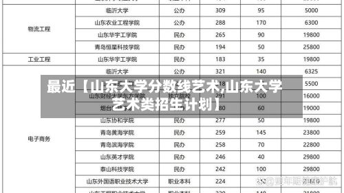 最近【山东大学分数线艺术,山东大学艺术类招生计划】