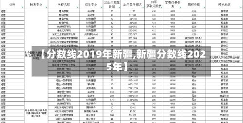 【分数线2019年新疆,新疆分数线2025年】-第3张图片
