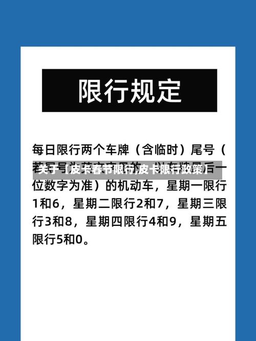 关于【皮卡春节限行,皮卡限行政策】-第2张图片