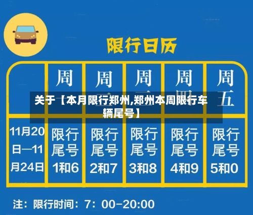 关于【本月限行郑州,郑州本周限行车辆尾号】-第3张图片